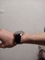 Ремешок для часов кожаный, сплошной, в стиле НАТО, 20мм #7, Дмитрий Ф.