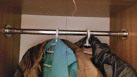 Штанга для одежды в шкаф хром 55см #3, Юлия
