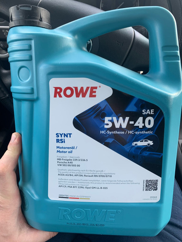 Rove масло. Rowe 5w40. Масло Rowe Hightec Synt RSI SAE 5w-40 5л.. Rowe 5w40 Synt RSI. Rowe 5w40 Hightec Synt.