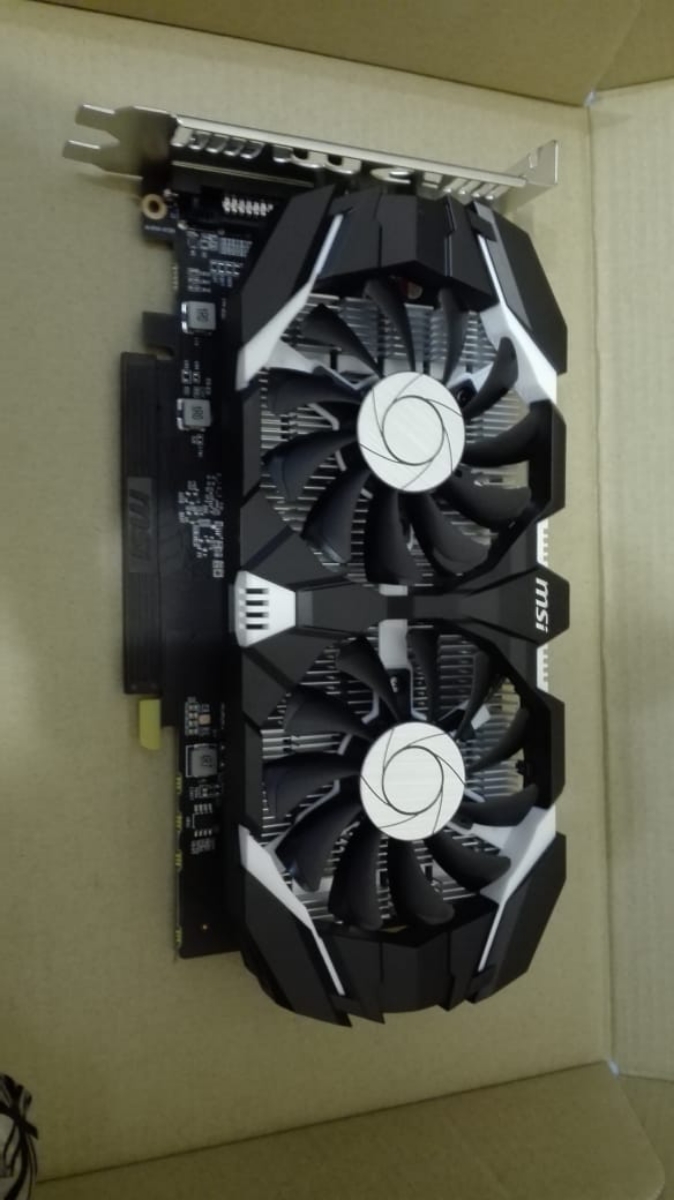 Озон видеокарты. MSI GTX 1050 ti 4gt OC Board.