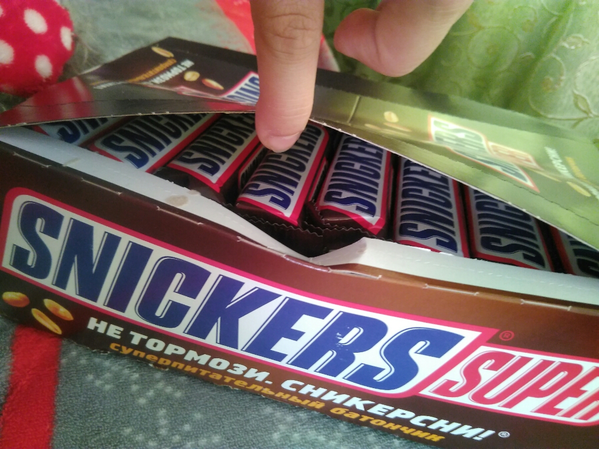 Шоколадный батончик snickers super 95 гр