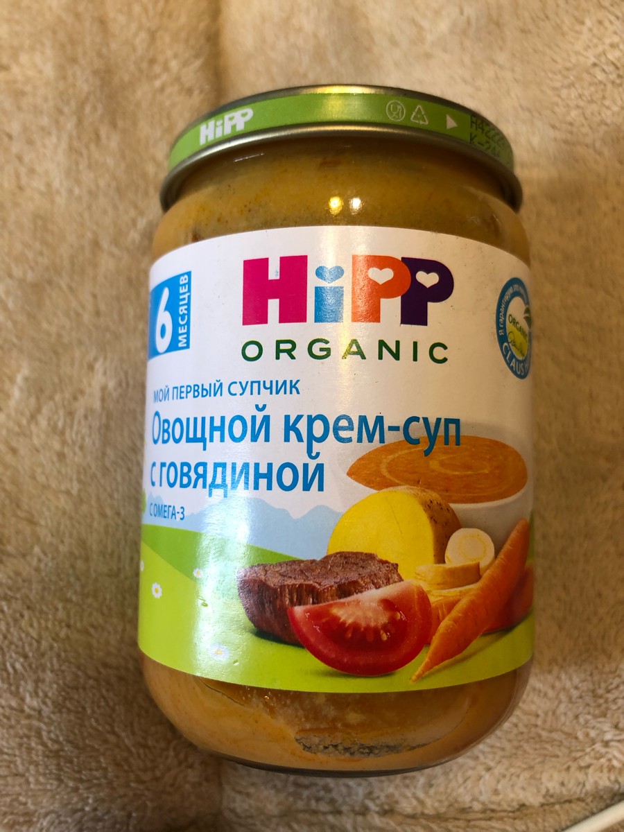 Пюре hipp мой первый супчик