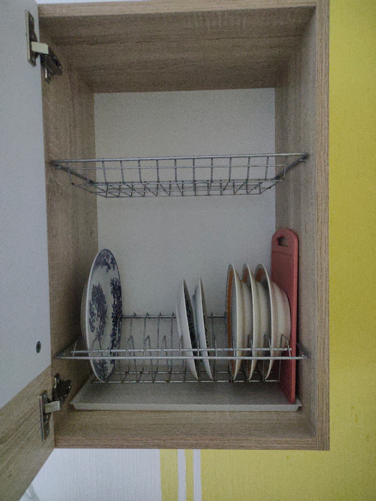 Сушилка шкаф для посуды навесная с поддоном
