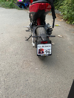 Сувенирный номер на мопед мото велосипед металлический рельефный светоотражающий с вашим регионом и изображением 190*145 мм #1, Юрий К.