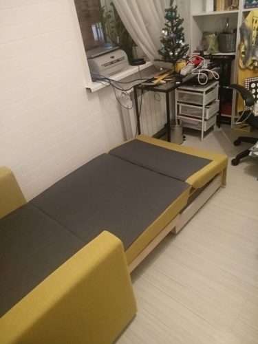 Кресло-кровать Вилли, 108х80х84 см, Рогожка купить по доступной цене с ...