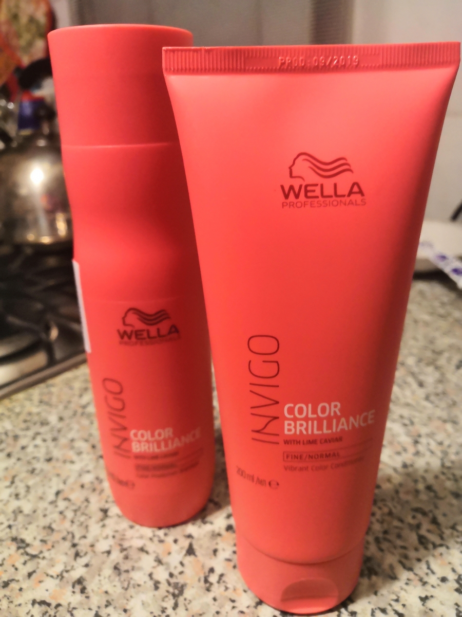 Wella brilliance бальзам для окрашенных нормальных и тонких волос 1000 мл