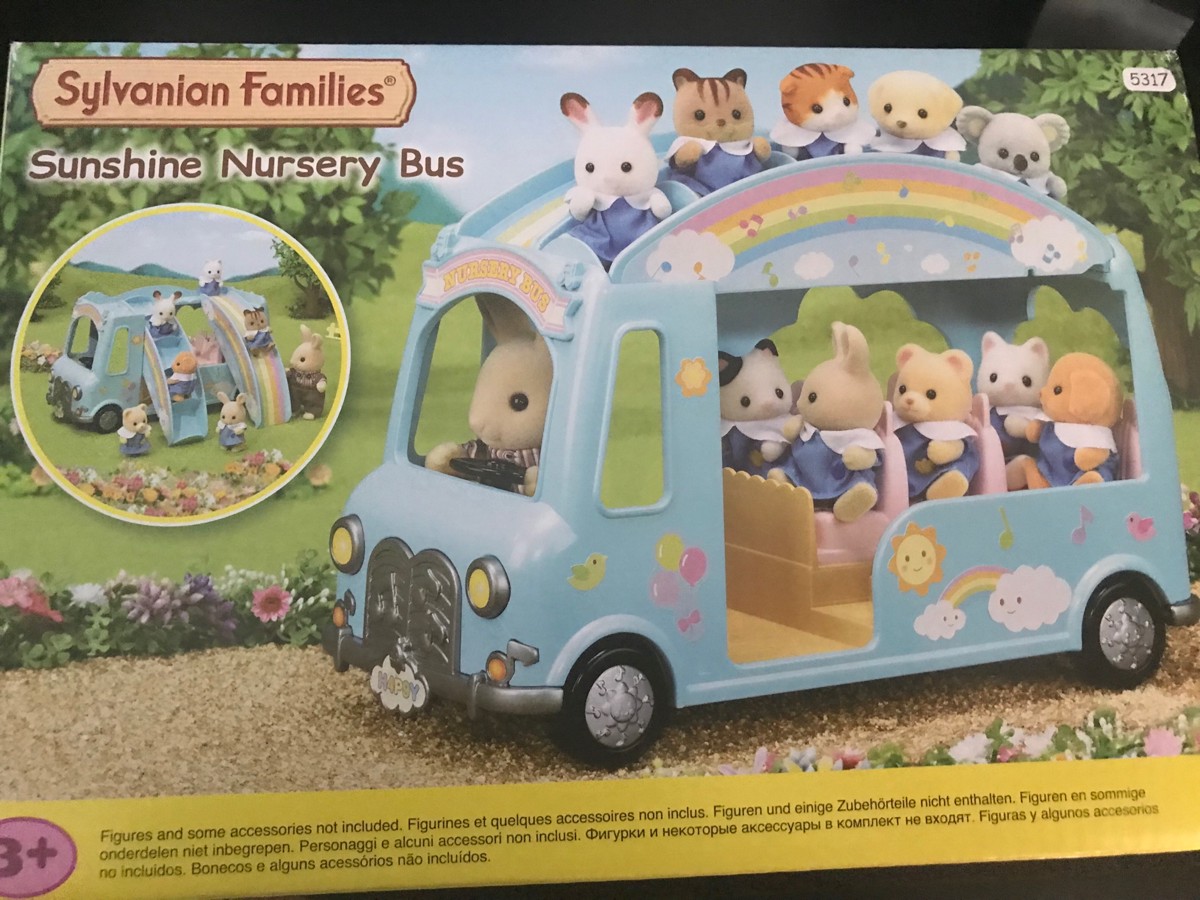 sylvanian families sunshine nursery bus