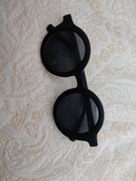 Детские солнцезащитные очки для девочек и мальчиков от 2 до 8 лет круглые черные #4, Виталина Л.
