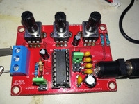 Генератор сигналов 1Гц - 1МГц, EGP Proever XR2206 с корпусом - конструктор радиолюбителя для самостоятельной сборки и пайки #6, Владимир В.