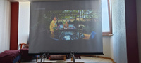 Экран для проектора Лама Блэк 250x188 см, формат 4:3, настенно-потолочный, ручной, цвет белый, 123 дюймов #2, Юрий К.