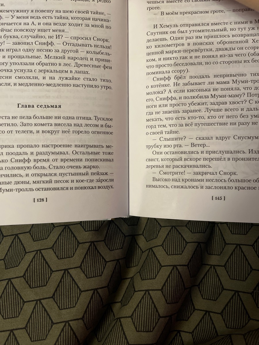 Когда начали читать, выяснилось, что книга бракованная , нет страниц с 128 по 145, явный брак Безобразие за такие деньги!
Издательство Азбука не может не знать о бракованной партии и тем не менее продает ее ,неуважение к покупателям  !