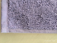 Полотенце-коврик махровое для ног TM TEXTILE 50x70 светло-фиолетовый 101, 1шт.,плотность 700 #56, Лариса