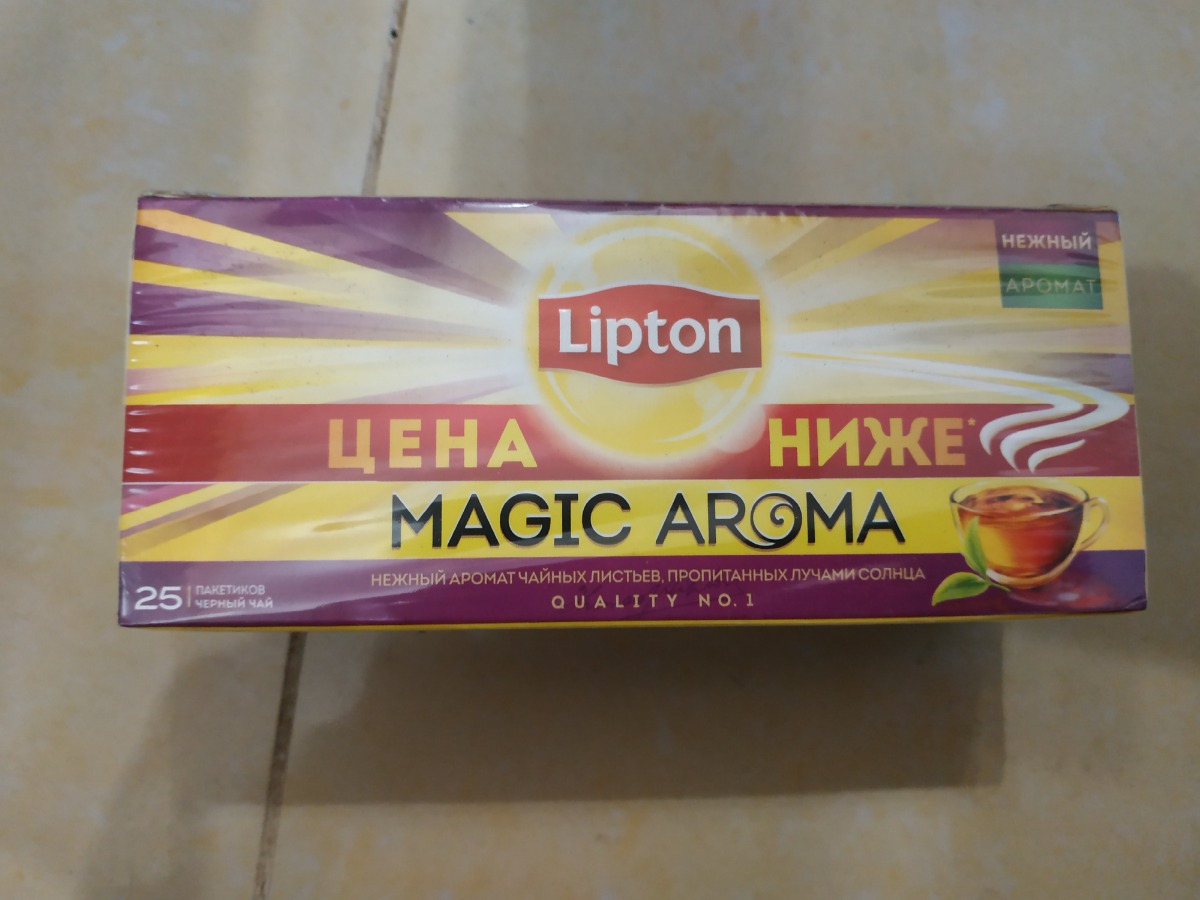 Липтон производитель. Lipton Magic. Чай черный Lipton Magic Aroma в пакетиках.