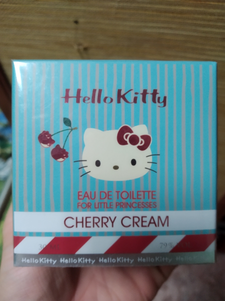 Хелло отзывы. Hello Kitty Cherry Cream. Духи Хелло Китти Cherry. Духи Хелло Китти вишня. Духи hello Kitty Wedding Dress.