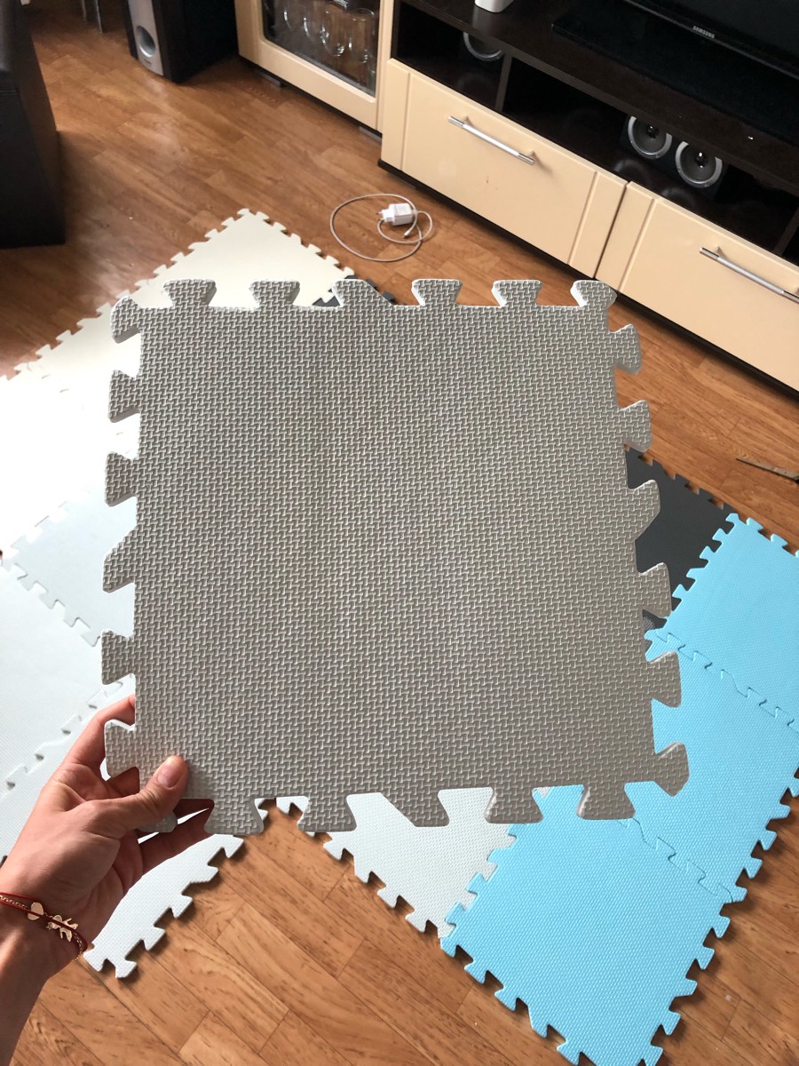 Детское напольное покрытие мягкий пол 100х100 см