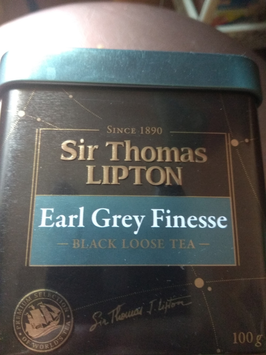 Чай черный Sir Thomas Lipton Earl Grey Finesse, 100гр