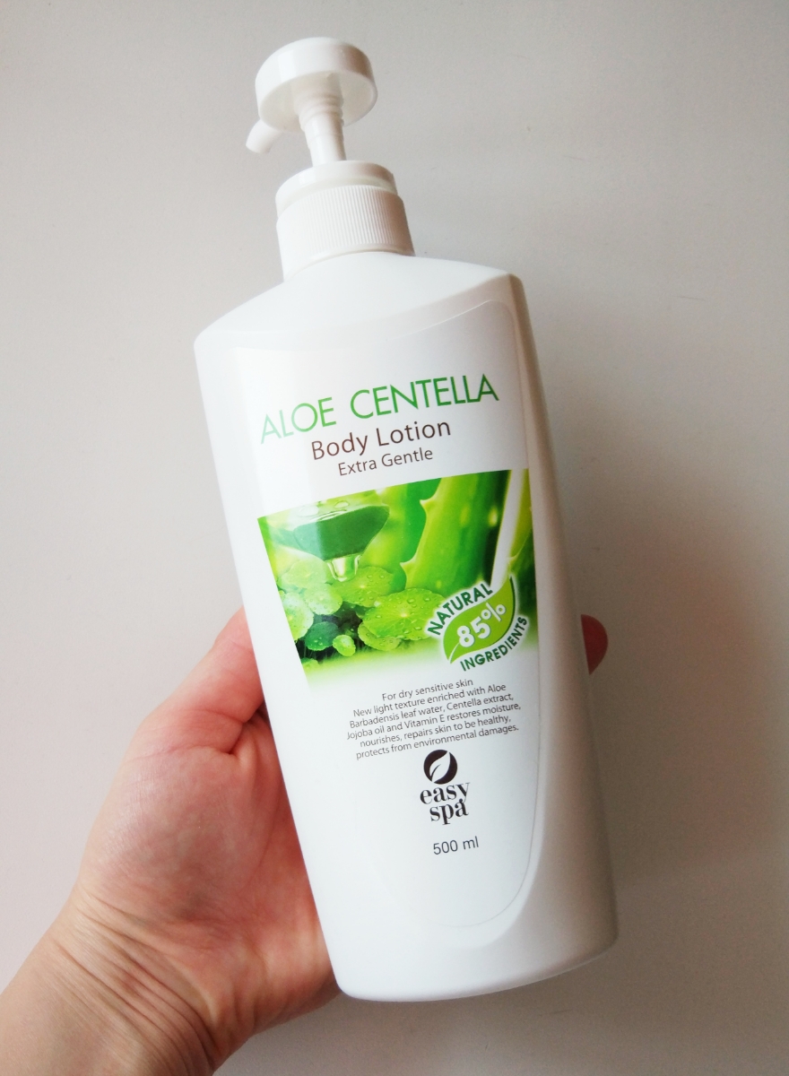 Easy spa. Easy Spa Aloe Centella Extra gentle body Lotion, 500 мл. Easy Spa Aloe Centella Extra gentle body Lotion состав. Aloe Centella лосьон для тела. Easy Spa лосьон для тела.