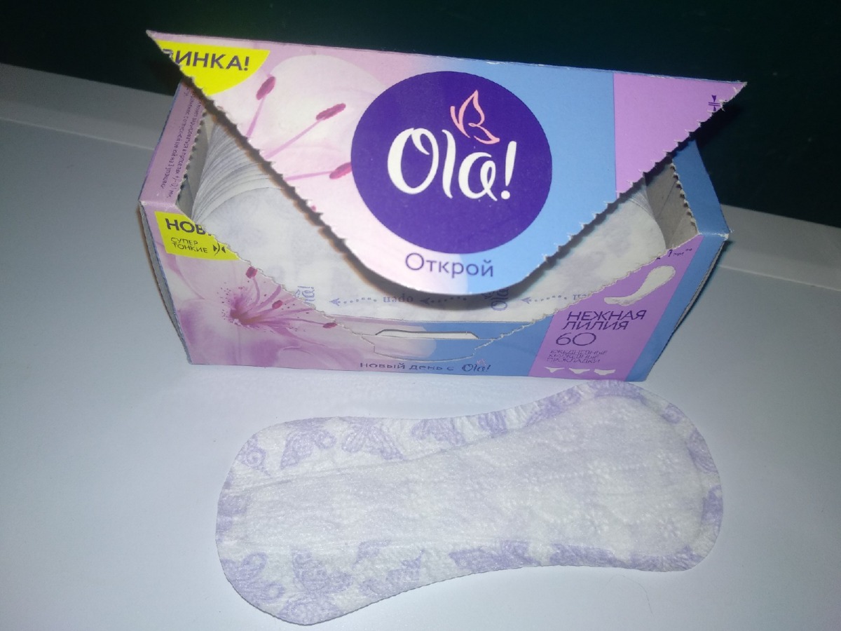 Прокладки ежедневные Ola! Silk sense стринг-мультиформ Ромашка Light, 60 шт.