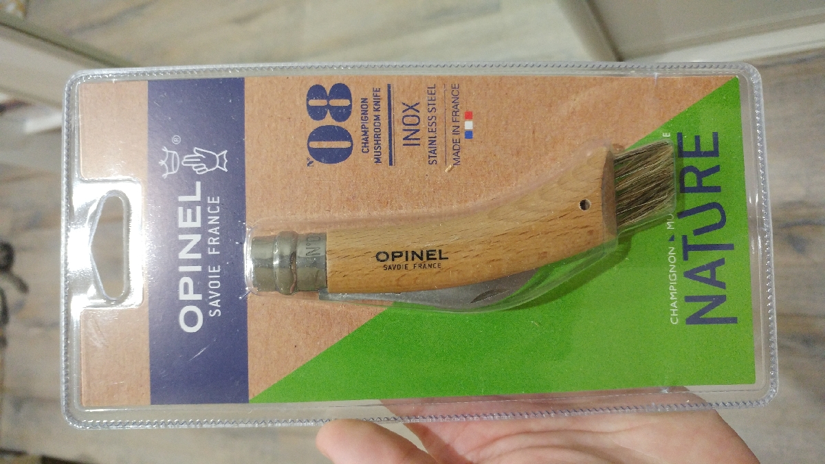 Нож грибника opinel 8. Нож грибника Opinel.