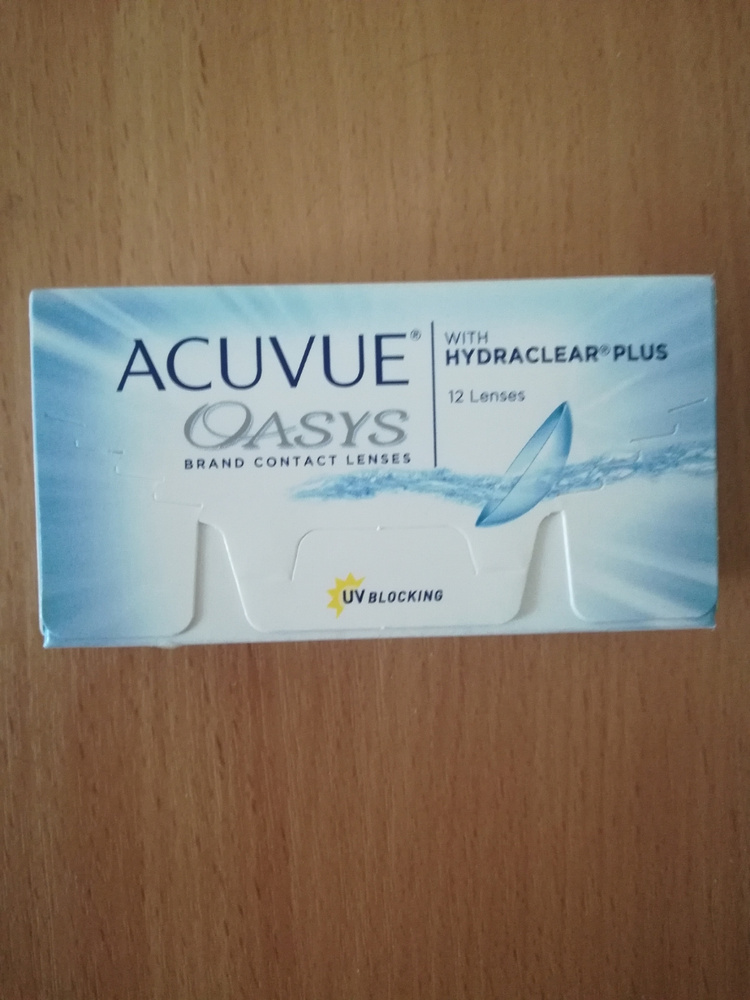 Acuvue Oasys with Hydraclear Plus 12 линз. Двухнедельные эуфлебары.