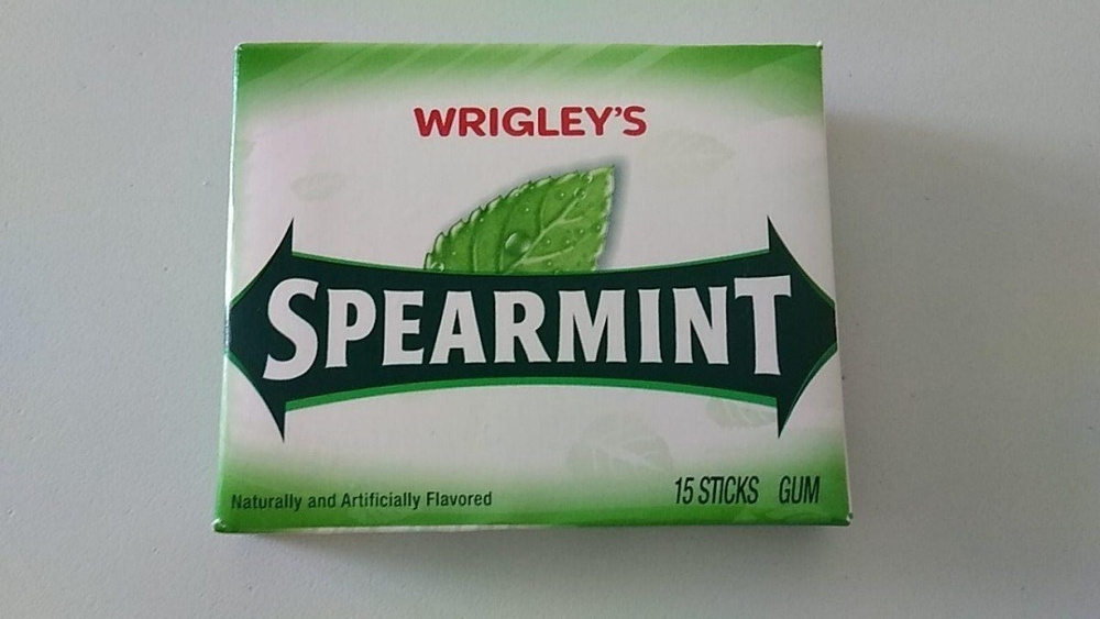 Wrigley s spearmint фото