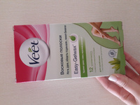 Veet Восковые полоски для сухой кожи c технологией Easy Gel-wax 12 шт #6, Фатима Т.