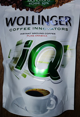 кофе iq. кофе "wollinger 3d" 75г кристал. кофе wollinger 3d растворимый 75гр. кофе iq. кофе iq.
