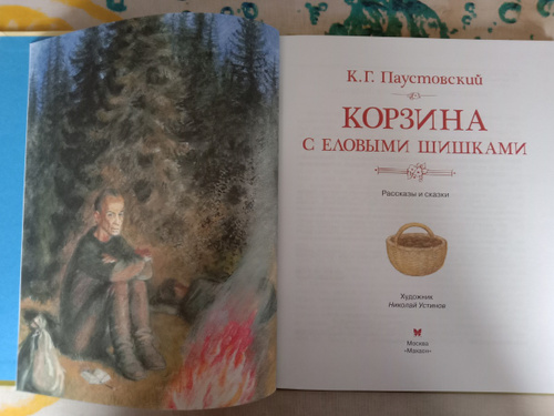 Корзина с еловыми шишками паустовский читать полностью бесплатно с картинками