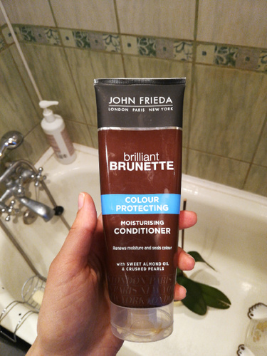 John frieda кондиционер для кристального сияния темных волос