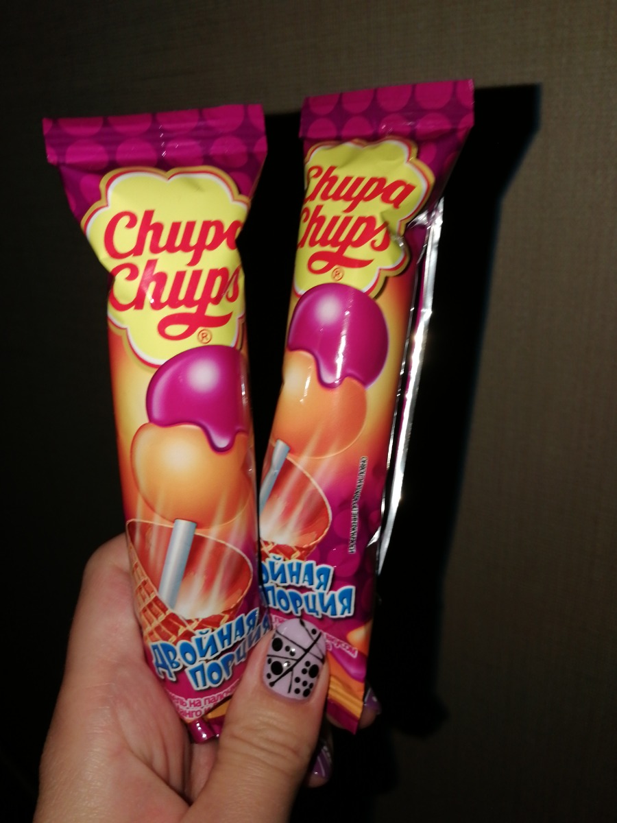 Карамель chupa chups двойная порция 24 шт